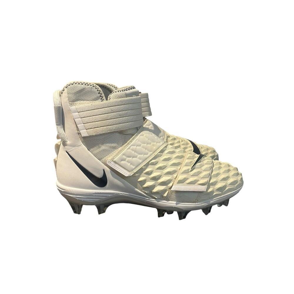 Nike Force Savage Elite 2 TD White High Football Cleats, Size 9 AH3999-100